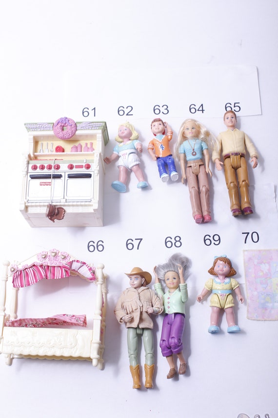 PICK YOUR OWN 1 Vintage Fisher Price Loving Family Figures Accessories  Furniture Pastel Dollhouse Toys 1990s 1061 -  Norway