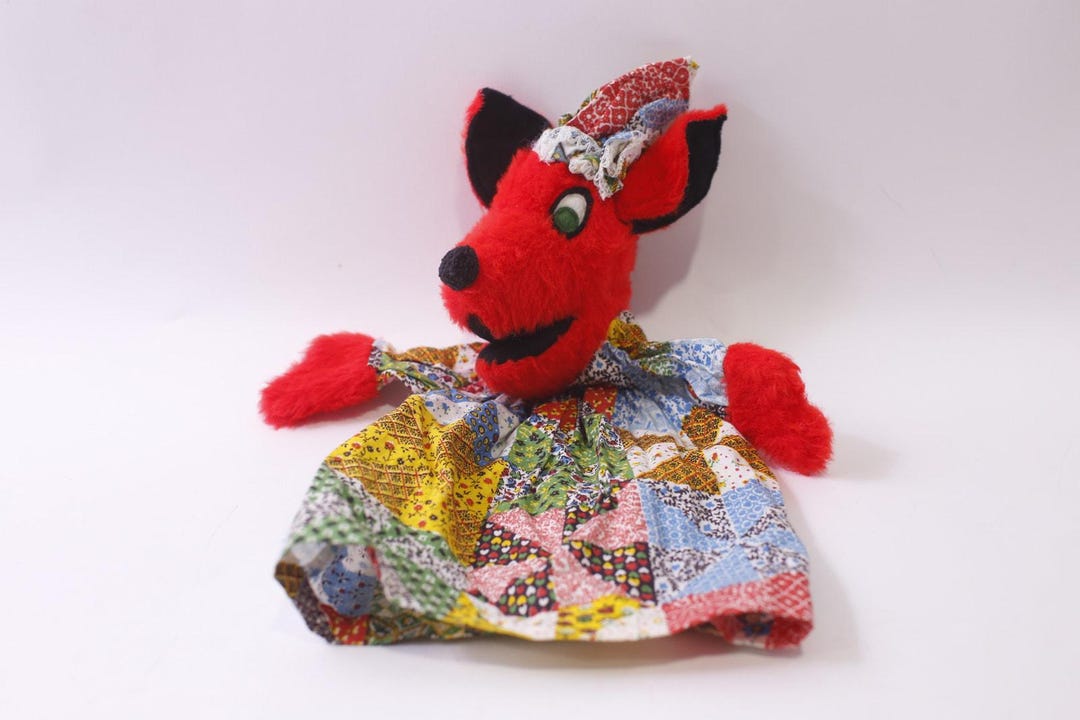Big Bad Wolf, Little Red Riding Hood, Red, Hand Puppet, 1970s ...