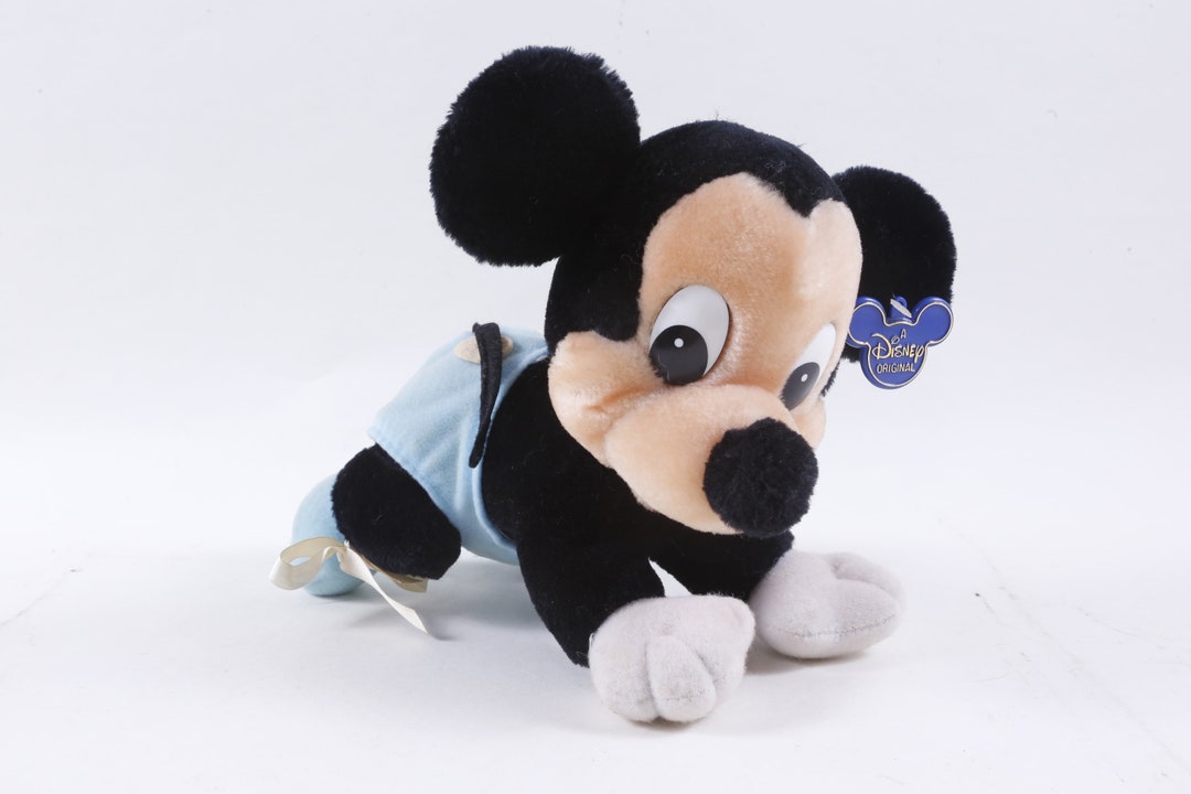 Baby, Mickey Mouse, Plush, Soft, Doll, Toy, Disney Original, Blue