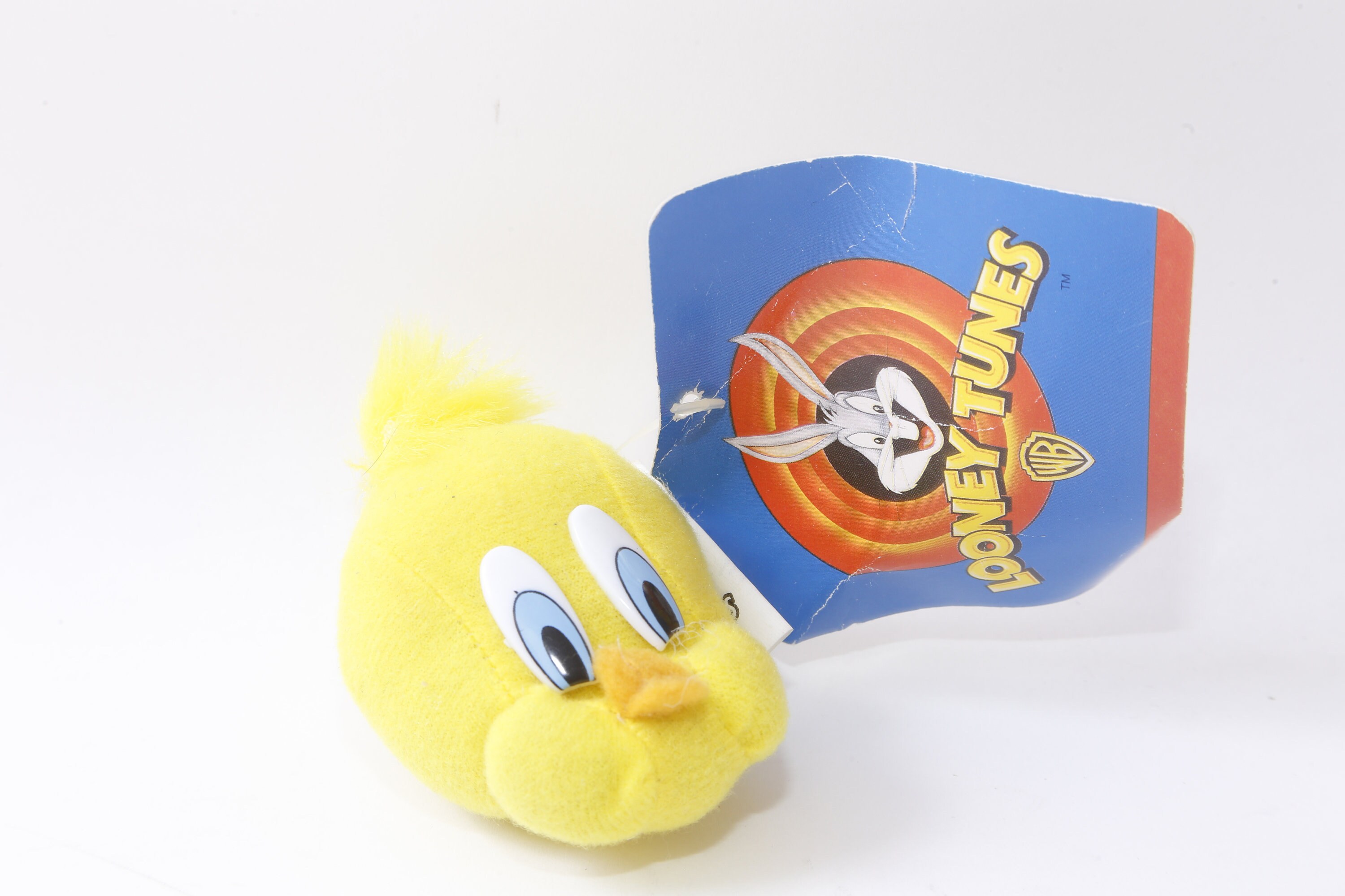 Looney Tunes, Tweety Bird, Plush, Keychain, Yellow, Cartoon