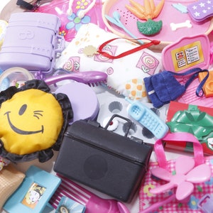 Vintage Barbie Accessories #2 - PICK YOUR OWN - Dollhouse Miniatures, Dishes, Radio, Clothing, Food, Parts, Pieces, 1980s 1990s - 20-01-155