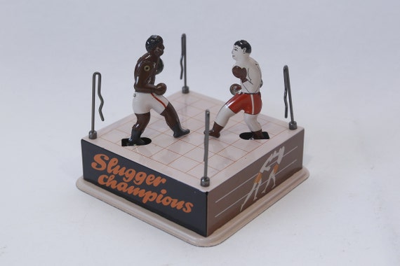 Slugger Champions, Biller, Tin, Wind up Toy, Boxing Ring