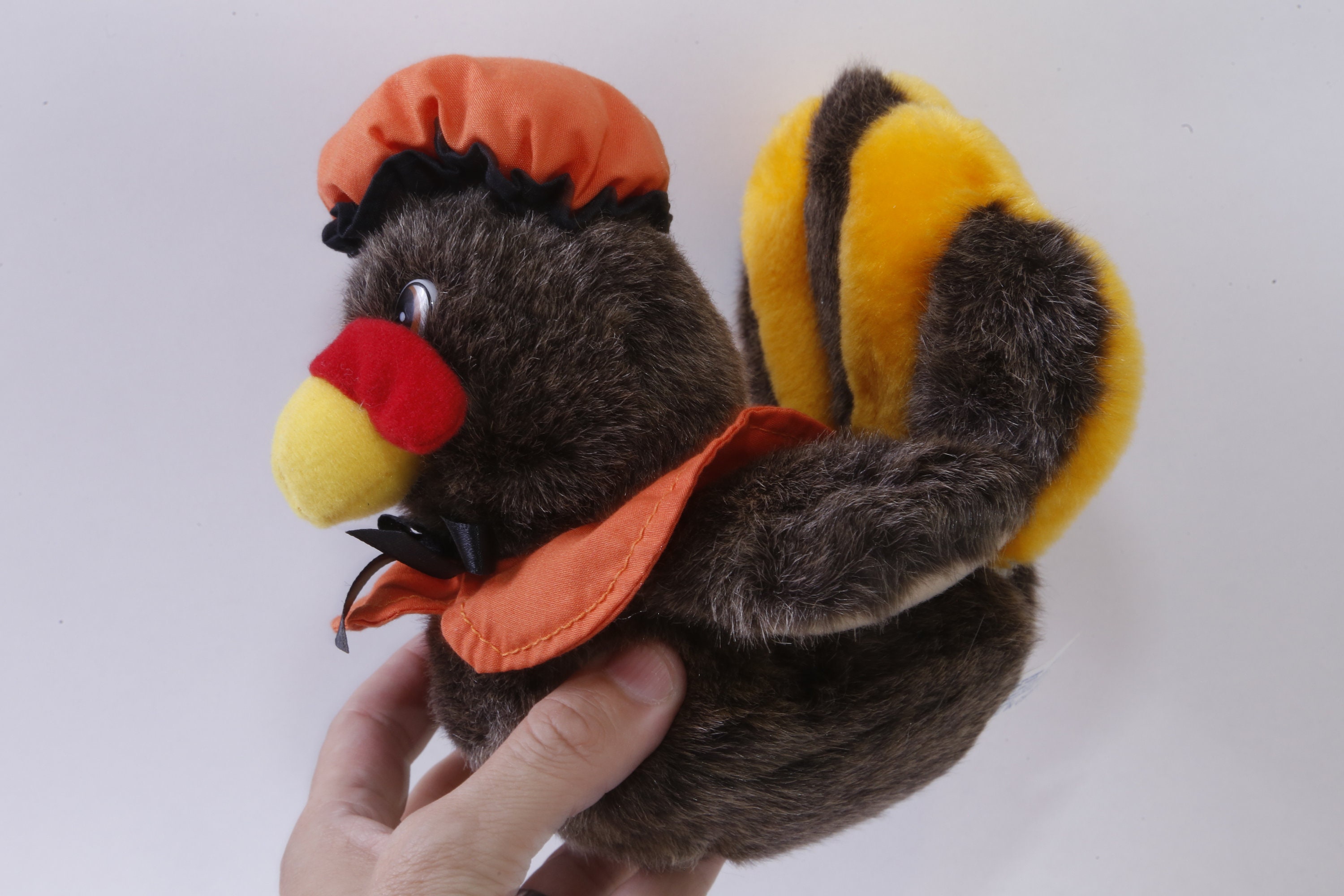 Thanksgiving Turkey Bird 7 Plush Soft Toy Figure Etsy