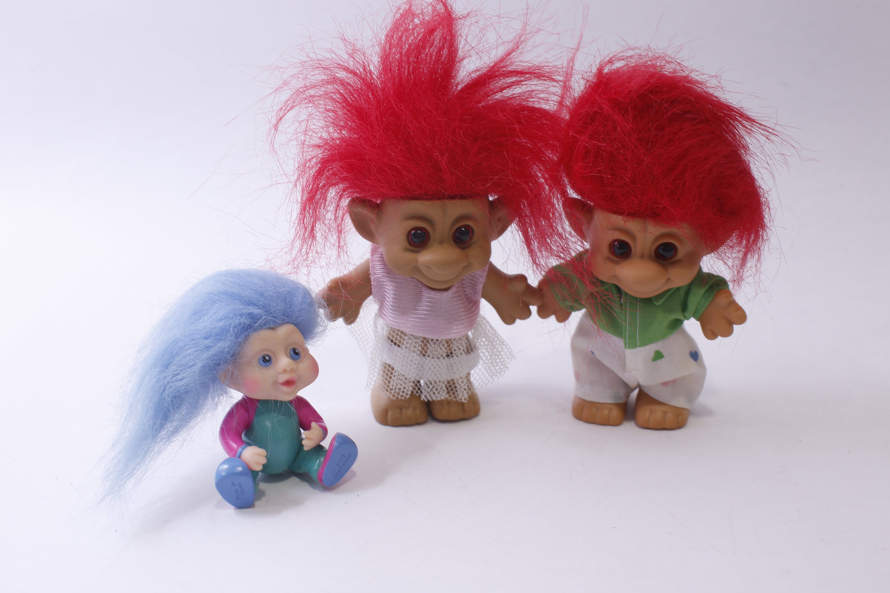 Bambole della famiglia Troll degli Applausi, set di 3, madre