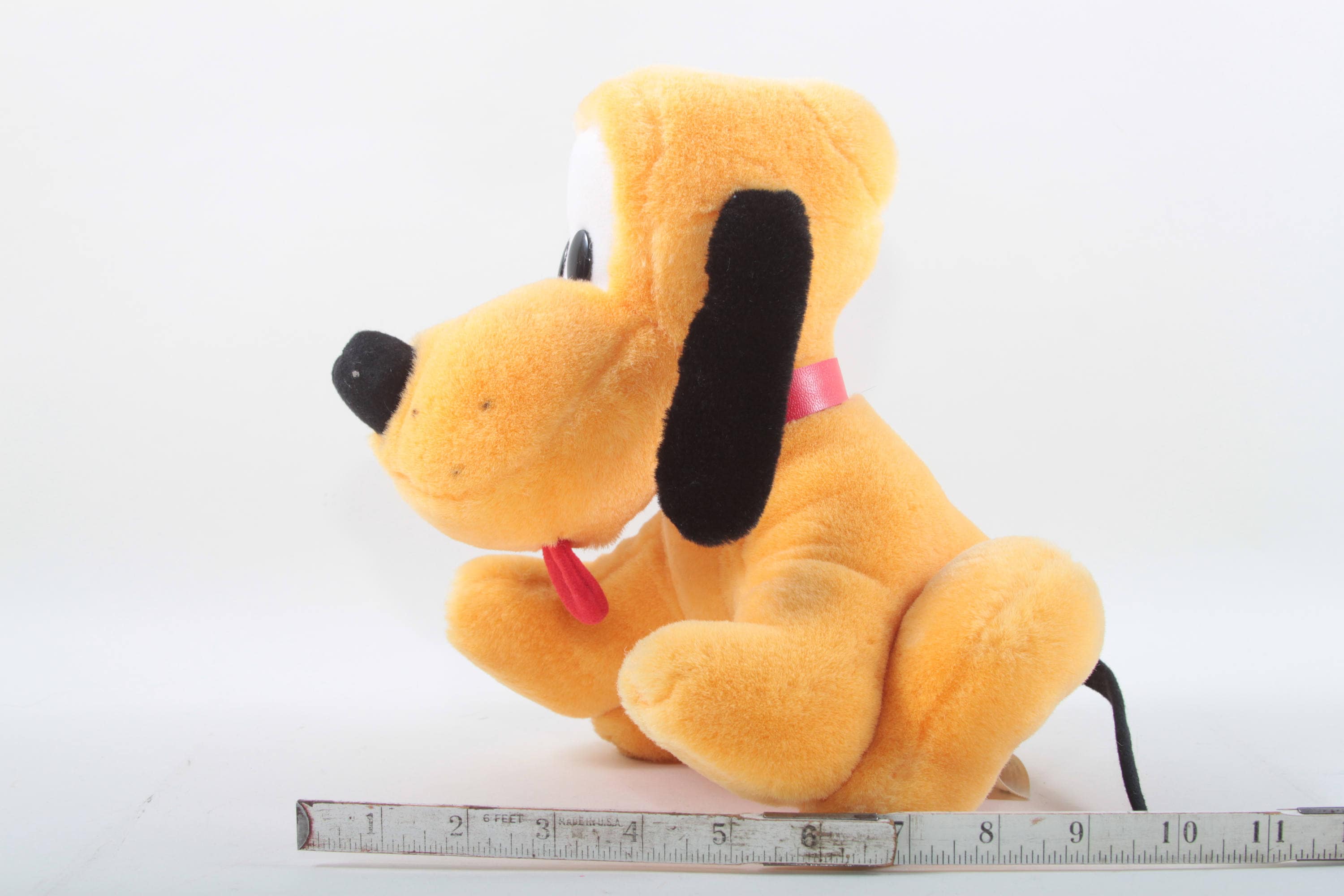 ディズニーワールド ベビープルート ぬいぐるみ 黄色い犬の子犬 長い