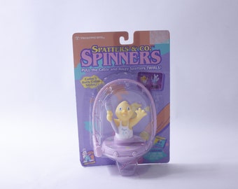 Spinners, Scribbles, Twirling Toy, Spatters & Co, 1994, Trendmasters, Spinning, Easter, Spring, Collectible, ~ 240111-WH 645