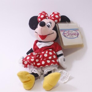 Disney Store, Minnie Mouse, Plush, Red Dotted Dress, Stuffed Animal, Collectible, ~ 251227-WH 869 image 1
