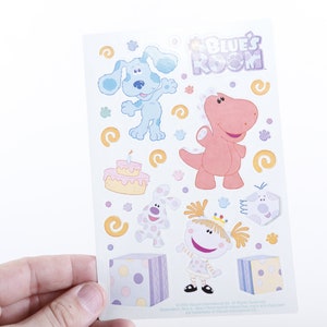 Blues Room Sticker Sheet Late 2005 Viacom Nickelodeon Sticker Collecting Hallmark Craft ~ 20-01-22