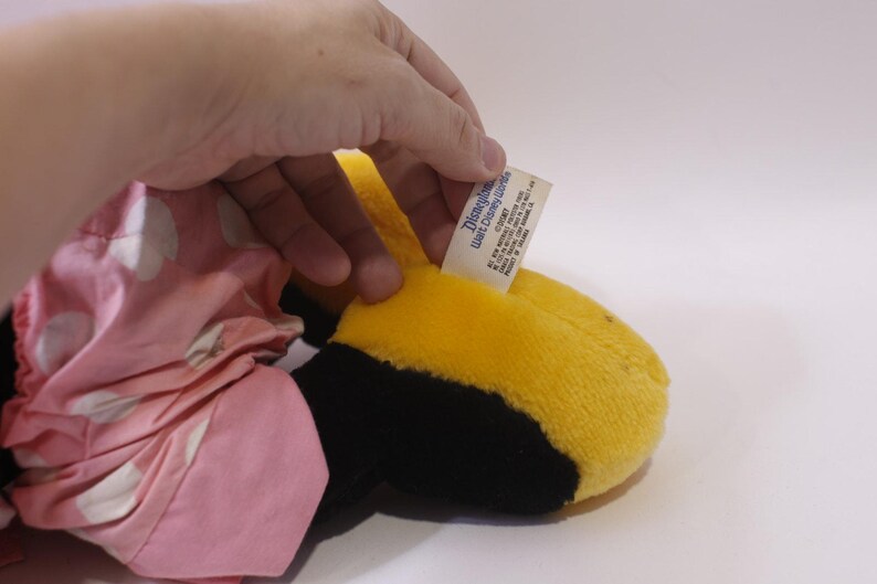 Disney Minnie Mouse Sleeping Plush 1970s 1980s Polkadot Pajamas Stuffed Animal Medium Plush, 251103-WH 1387 image 3