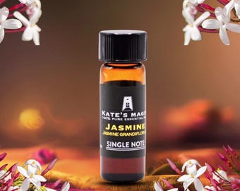 Jasmine Absolute Oil: Pure Floral Perfume, Adaptogenic Essential Oil