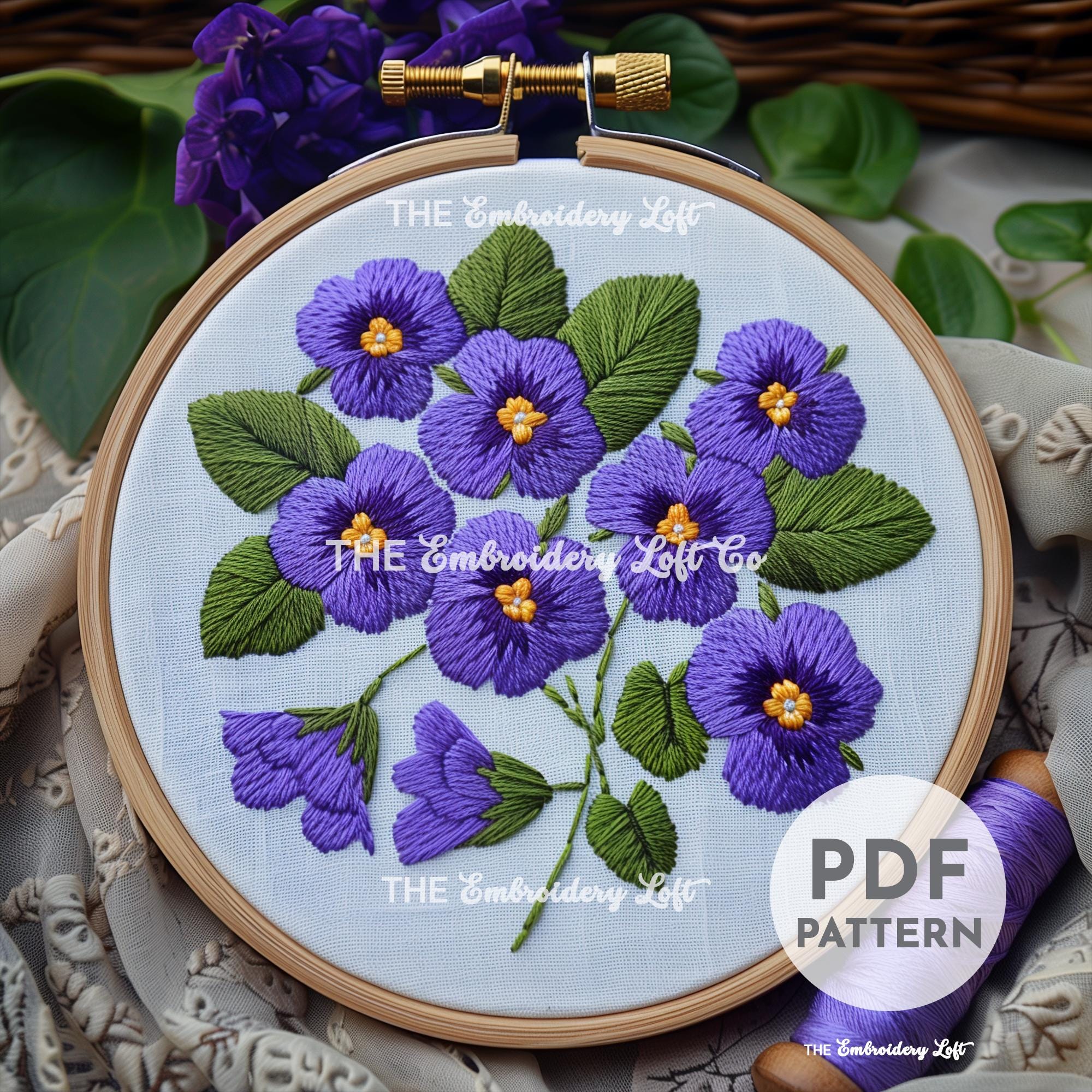 Purple Violets Hand Embroidery Pattern, Purple Pansies Pattern, Violet Flowers, February Birth Flowers, Hand Embroidery PDF, Beginner, DIY - Etsy Purple Violets Hand Embroidery Pattern, Purple Pansies Pattern, Violet Flowers, February Birth Flowers, Hand Embroidery PDF, Beginner, DIY - Etsy