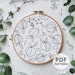 Peachy Sequence on Peachy Pink Lace Embroidery