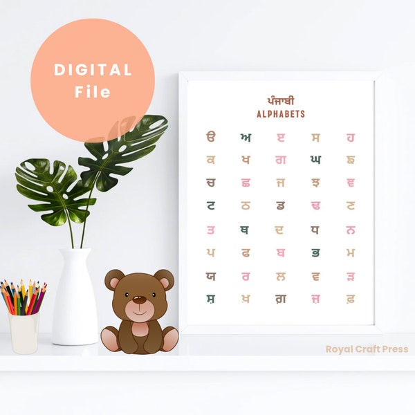 Punjabi Playroom Art Etsy