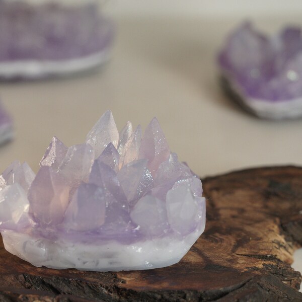 60 Amethyst Soaps (Approx. 120 g each) - Wedding Favor/Glycerin Soap for All Skin Type