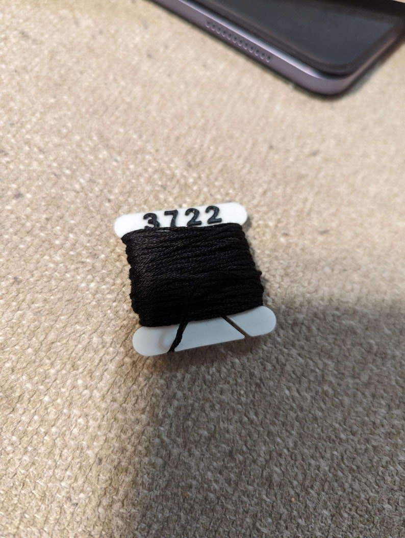 Cross Stitch Bobbins Complete Set of 491 DMC Color Labels Etsy