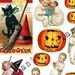 Great Pumpkin Halloween Printable Design Collage Sheet Journal Digital ...
