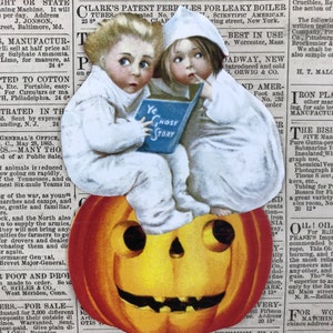Great Pumpkin Halloween Printable Design Collage Sheet Journal Digital ...