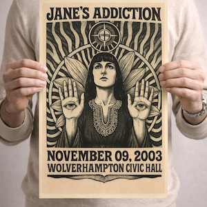 Janes Addiction Concert Poster - Etsy