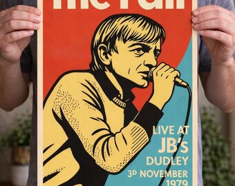 The Fall - Mark E. Smith Art Print – Live at JB’s Dudley
