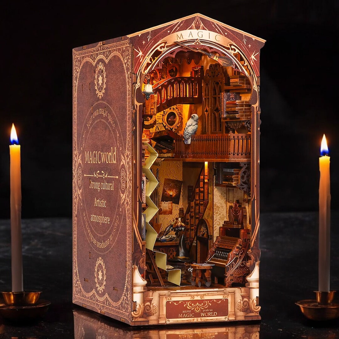 Magic World Kit, Harry Potter Inspired Book Nook Kit, DIY