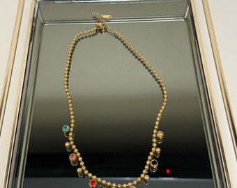 Roestvrij staal veelkleurig kristal zirkoon ketting voor dames mode dame bal ketting bruiloft sieraden geschenken