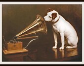 RCA Victor Nipper Dog Poster Print