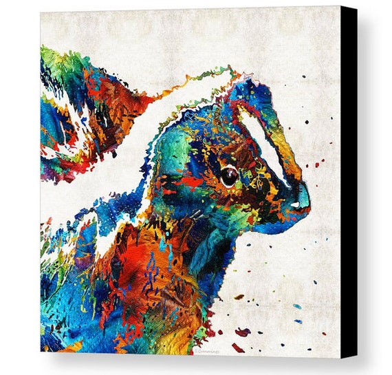 Skunk Cute Animal Art PRINT From Painting Furry Animals Zoo - Etsy Canada Skunk Cute Animal Art PRINT From Painting Furry Animals Zoo - Etsy Canada