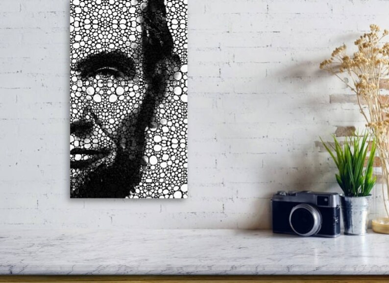 Abraham Lincoln Art Print From Painting Honest Abe American President ...