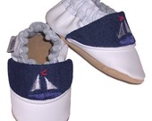 Nautical Mile - 4 Sizes Infant to Toddler - Soft Sole Baby Shoes - Genuine Leather Shoes