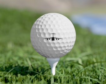 Balles de golf C5, 6 pièces | Pilote | Aéronautique | Avion | Militaire | Armée de l'Air | Pilote