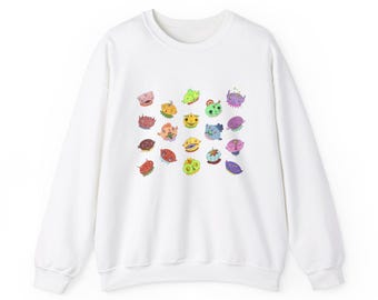 Sweat-shirt ras du cou à têtes de démon