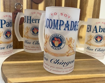 El Compadre Más Chingón beer mugs