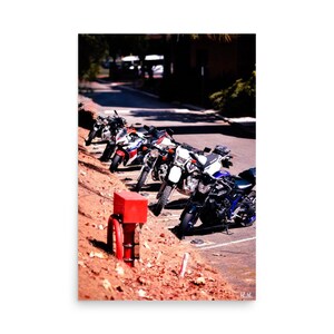 Print/Poster: Motorcycle Photograph