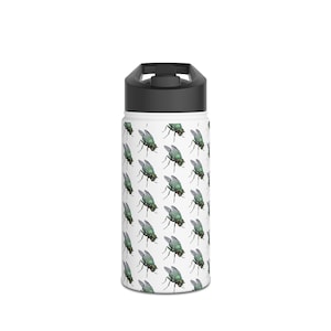 Bug-Inspired Stainless Steel Water Bottle