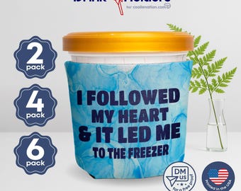 Funny Ice Cream Pint Sleeve | Dessert Lover Gift