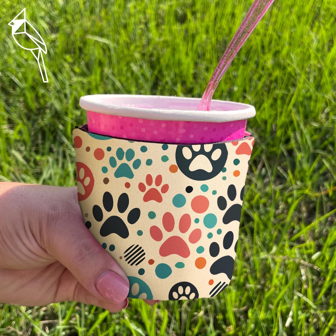 Cat Paw Print Ice Cream Pint Sleeve | Funny Cat Lover Gift - Etsy