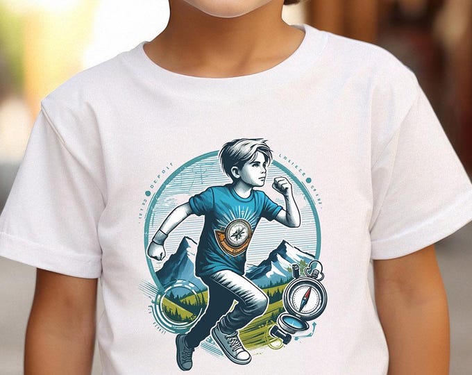 Boys Adventure T-Shirt – Kids Explorer Graphic Tee