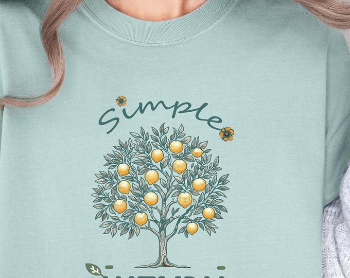 Tree of Life Shirt – Simple & Natural Boho Graphic Tee, Comfort Colors Nature T-Shirt