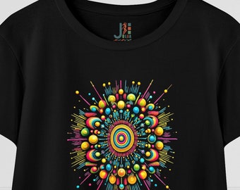 Mandala Graphic T-Shirt – Colorful Abstract Art Tee