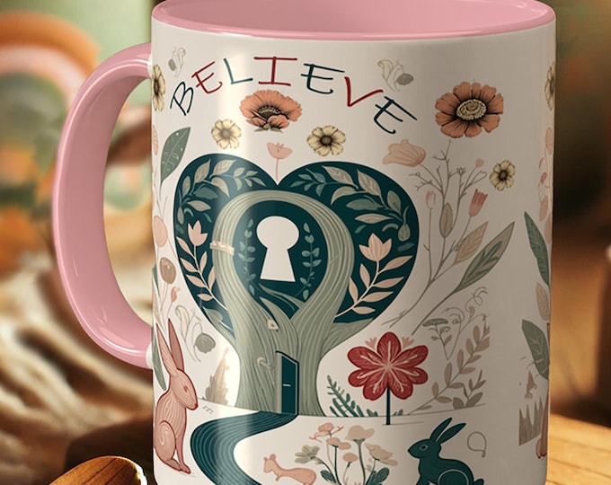 Forest Animal Mug – Kids Fantasy Ceramic Cup