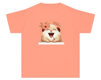 Furry Friend's Garden Party Tee for Girls