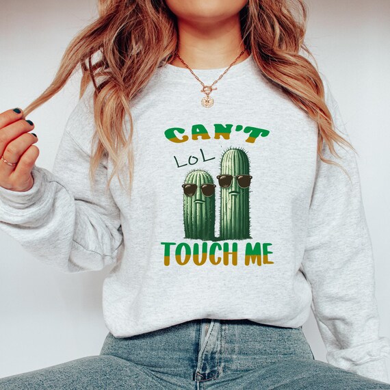 Funny Cactus Sweatshirt – Plant Lover Graphic Crewneck