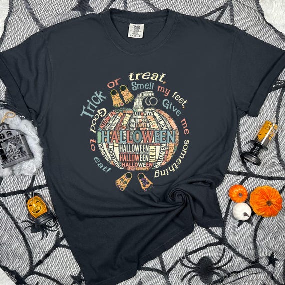 Pumpkin Halloween T-Shirt, Funny Trick or Treat Tee, Unisex Fall Top