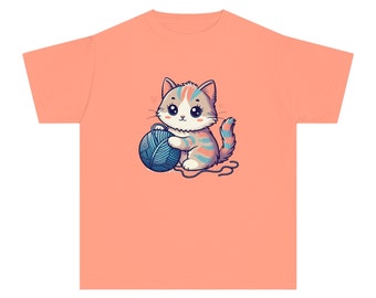 Cozy Crafter Kitten Tee for Girls