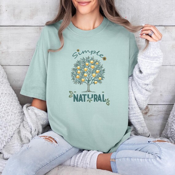 Tree of Life Shirt – Simple & Natural Boho Graphic Tee, Comfort Colors Nature T-Shirt