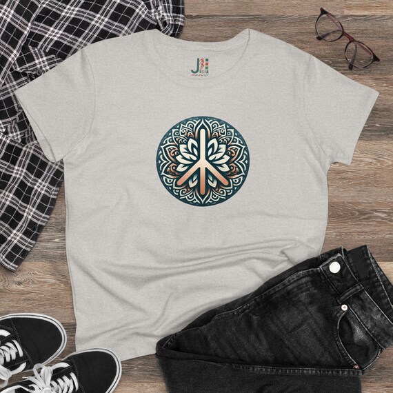 Celtic Knot Shirt – Boho Mandala Graphic Tee for Women