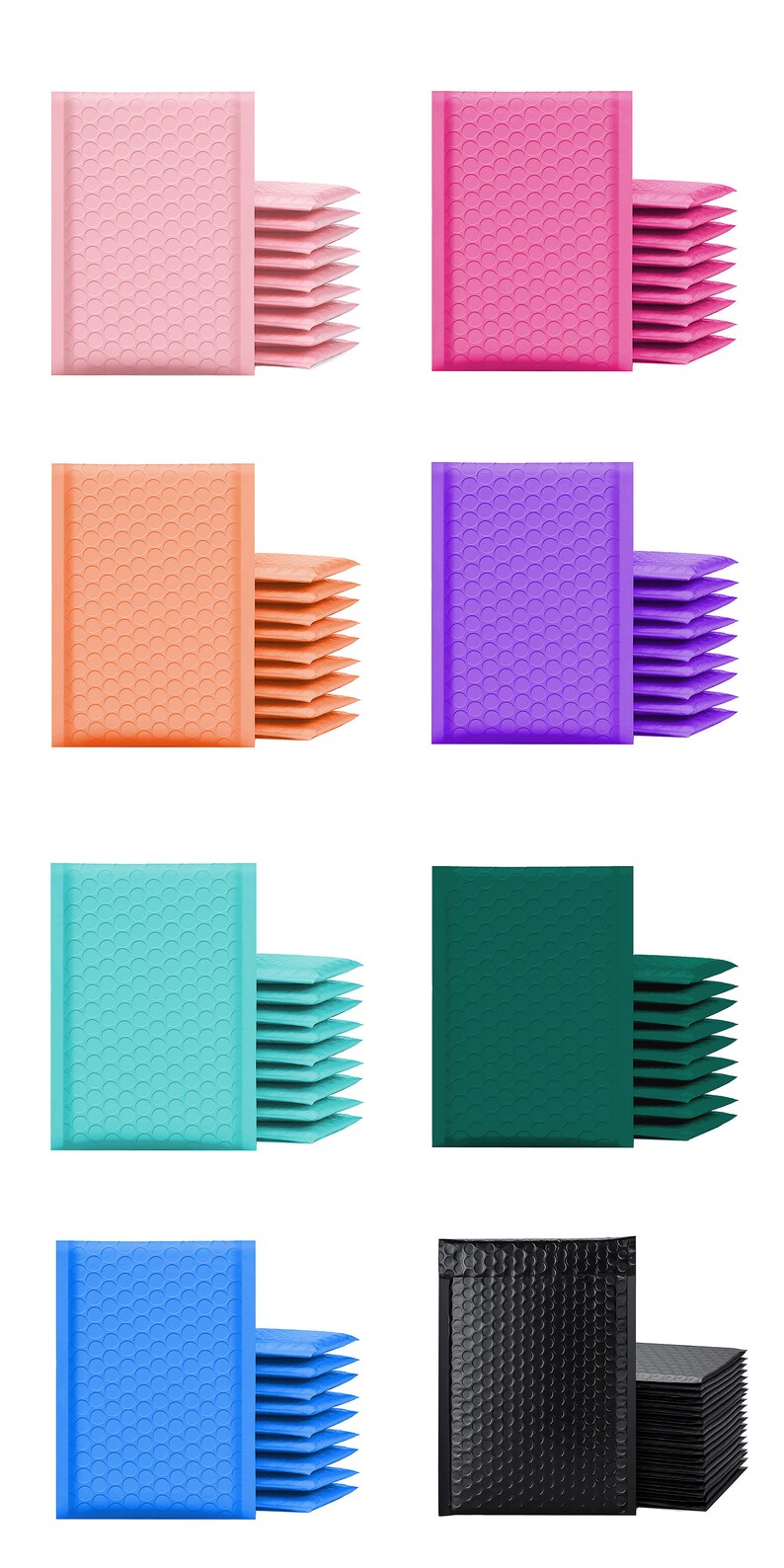thumbnail interactive-video image 1 of 200 Pink Poly Bubble Padded Envelopes – Self-Sealing, 8.5x12 (Fits 8.5x11), ProLine 1 of 2