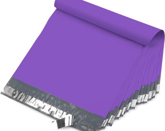 Yens 1000#M4 White Poly Mailer Envelopes Self Sealing Bags 10X13-Purple