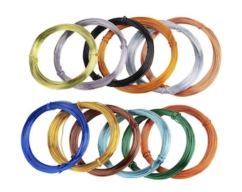 5 kleuren, jij kiest 1, 20 gauge aluminium draad: kralen maken, sieraden maken