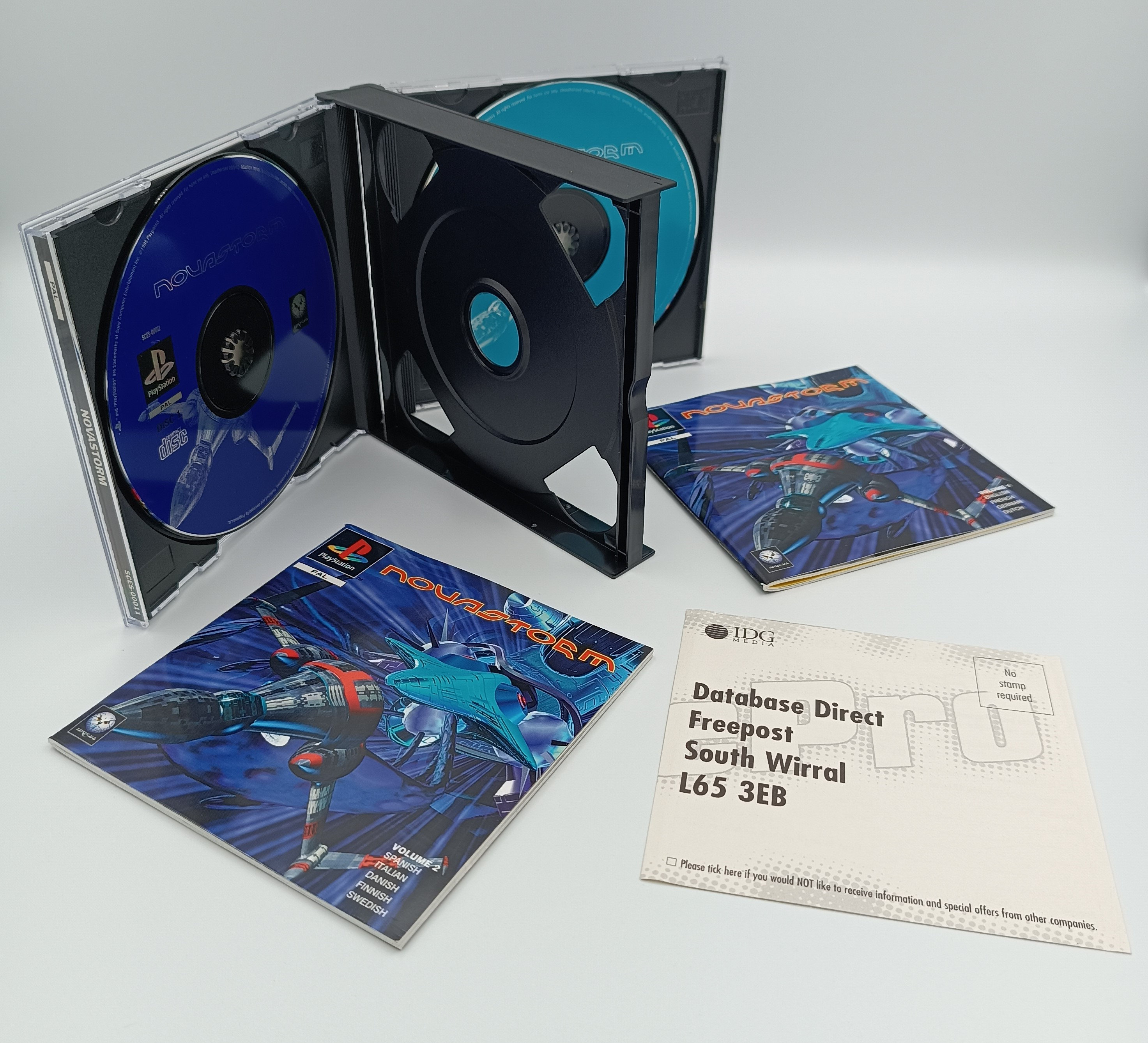 【CDG】ケース 25x Double 2-disc CD Case for Sony Playstation 1 PS1 Video Game